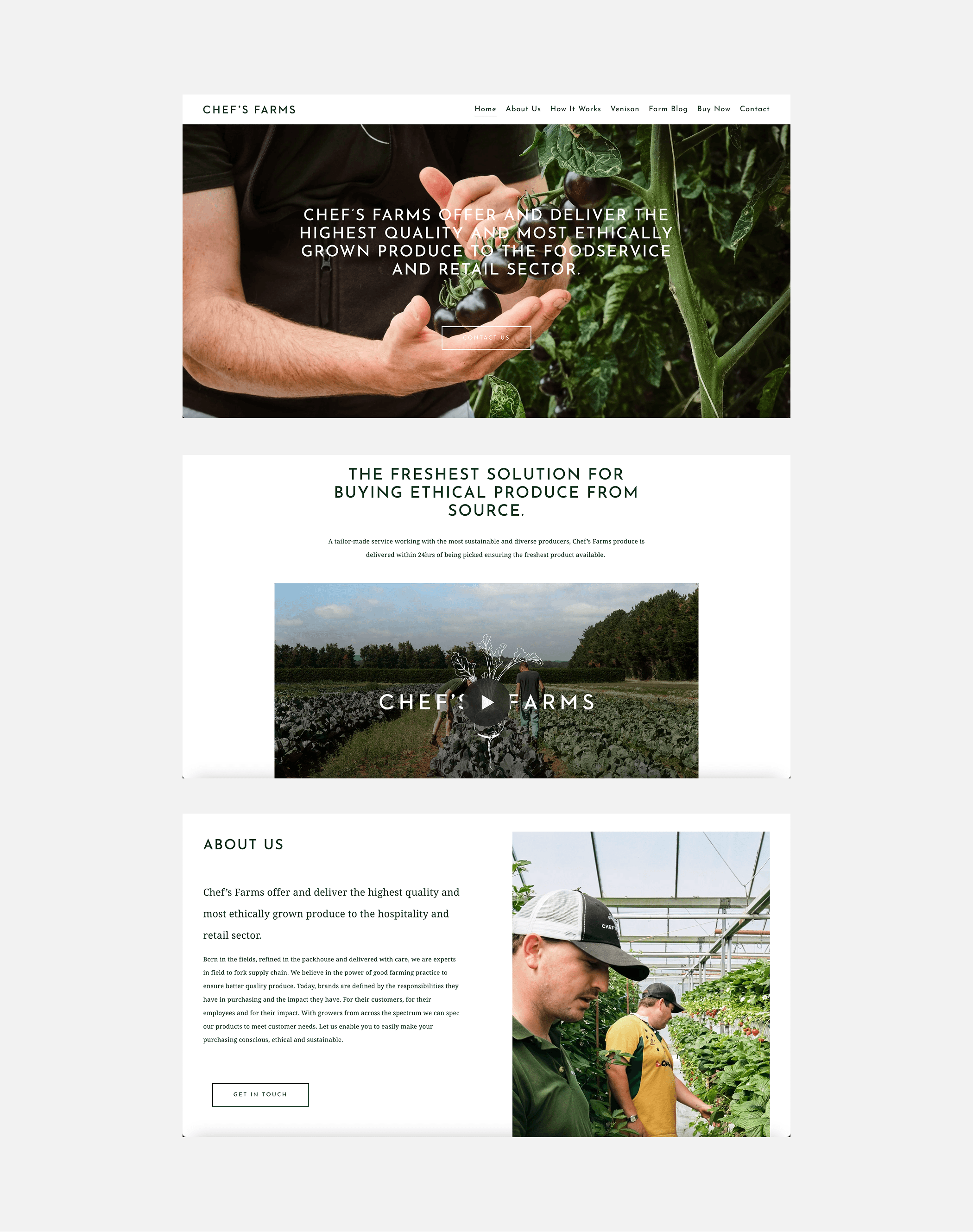 Chef's Farms – GEORGE COSBY STUDIO | Brand Worlds Built At Moments Of Change