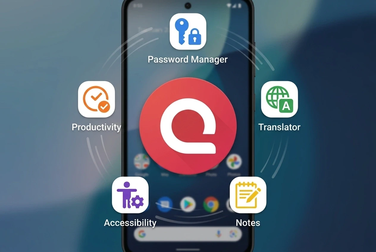 Android browser with extensions for productivity privacy and customization
