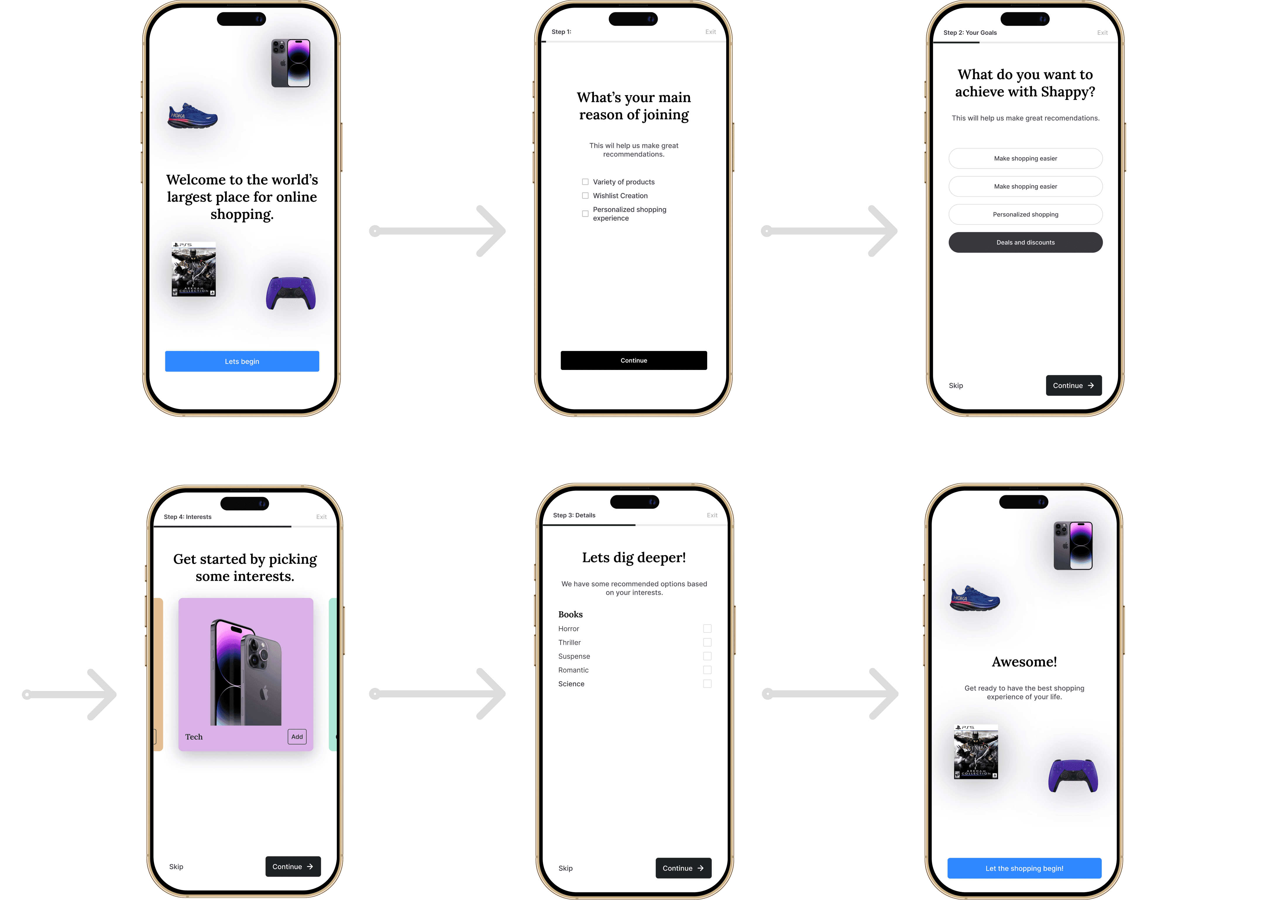 Shappy project userflow image 1