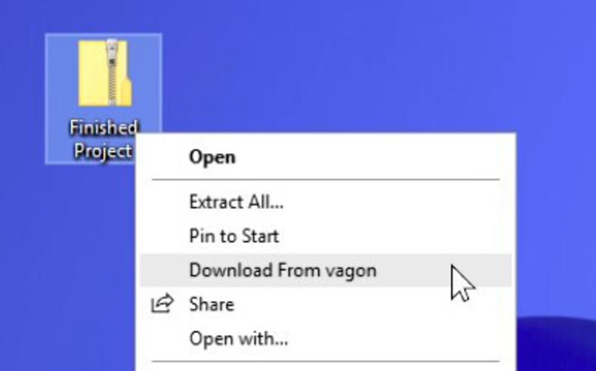 Accessing your cloud files is easy with Vagon's integrated file manager