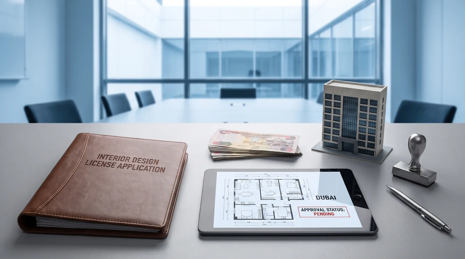 Interior design license Dubai with approval steps and setup documents