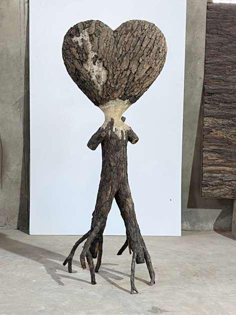 herd of sheep on road painting