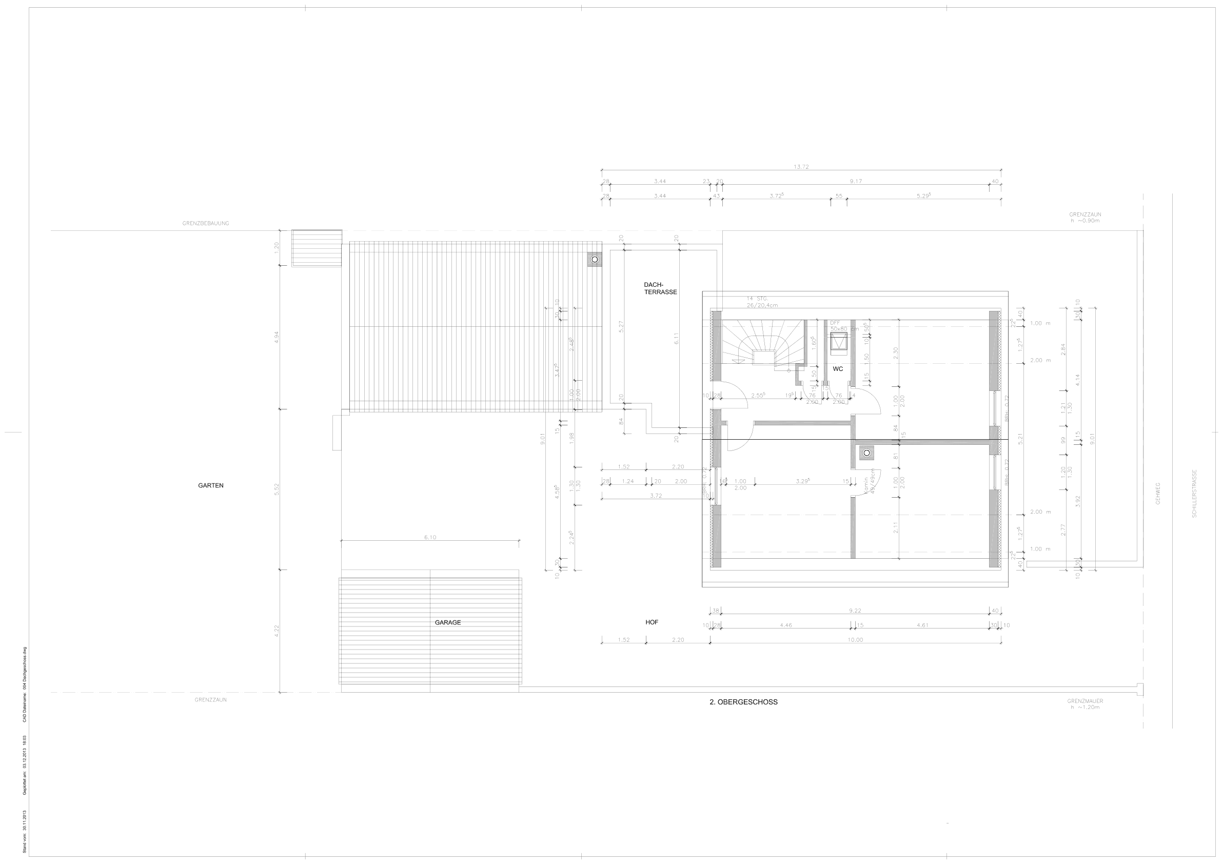 Grundriss Dachgeschoss