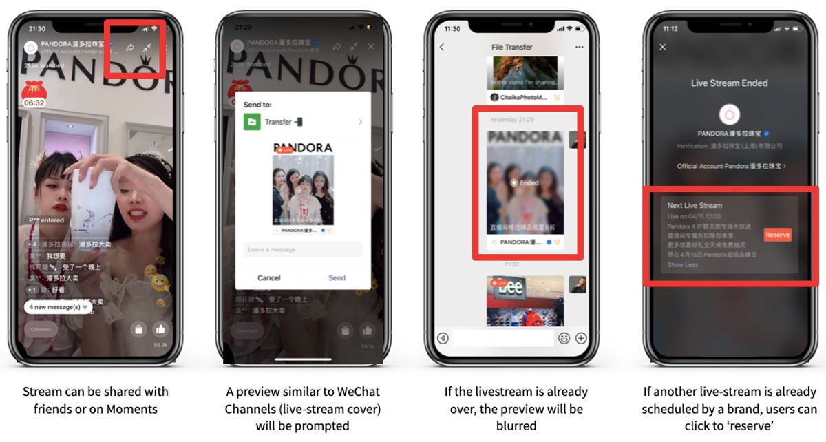 WeChat Channels Live Streaming Sharing