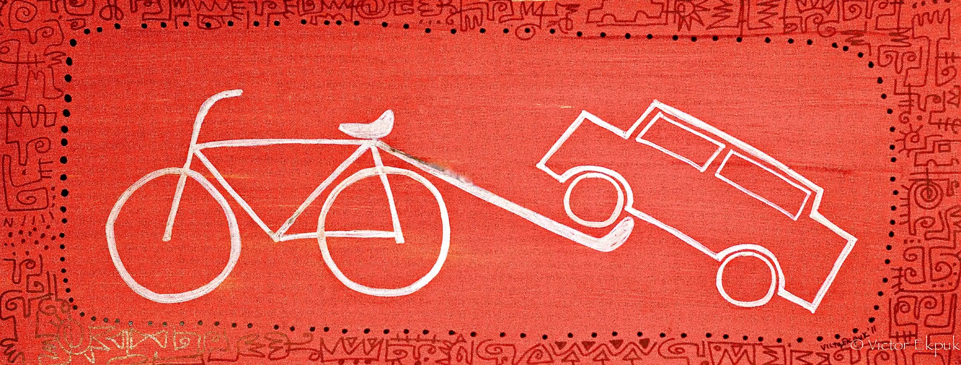 ART ON THE ART BUS deviates somewhat from his formal work, in that he applied contemporary and familiar symbols to express the humorous side of our social and personal issues that bus passengers might recognize. Arlington county bus service 