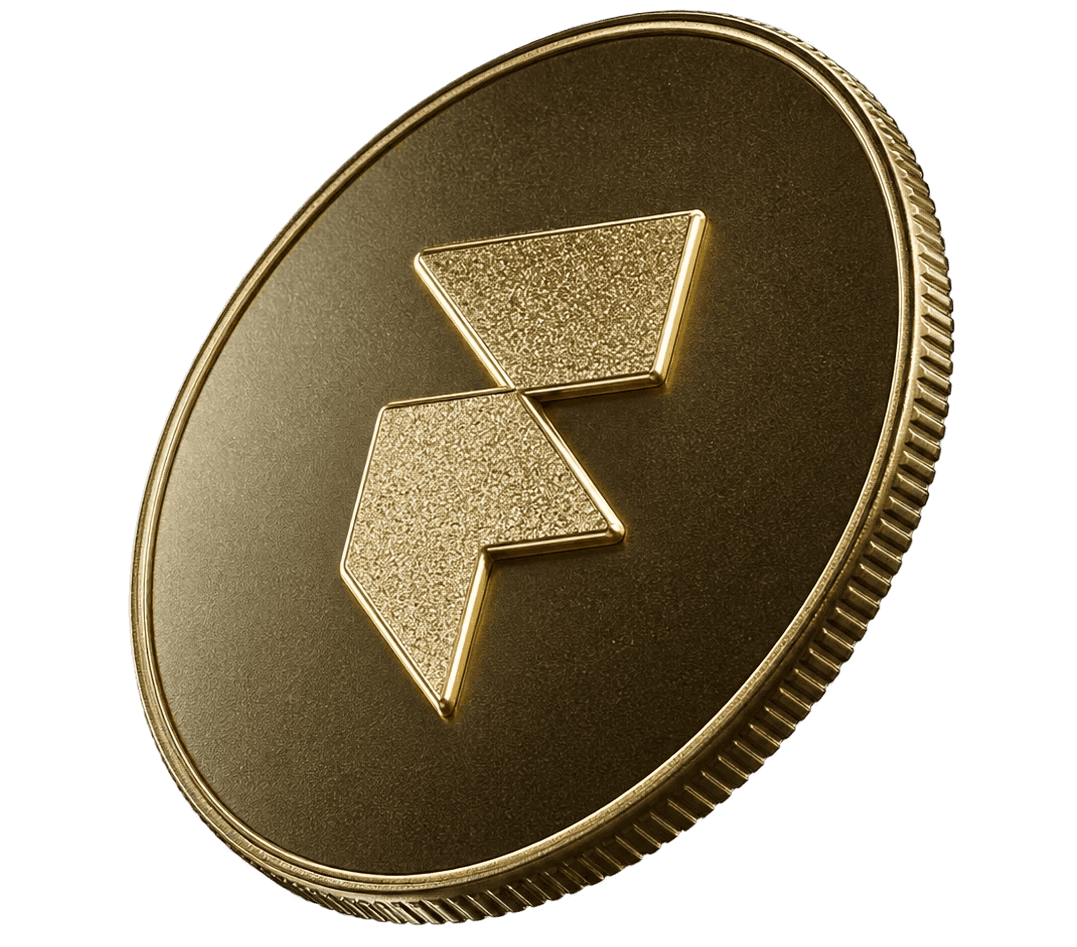 Gold Framer coin illustration
