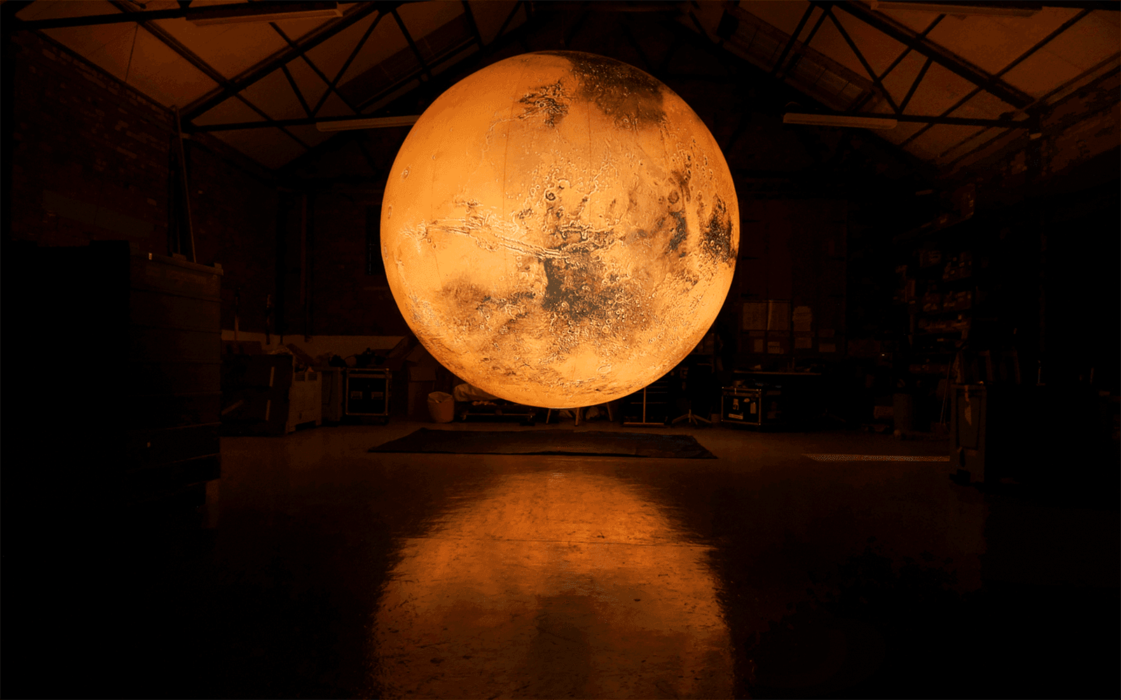 Inside view of the Future World Exhibition