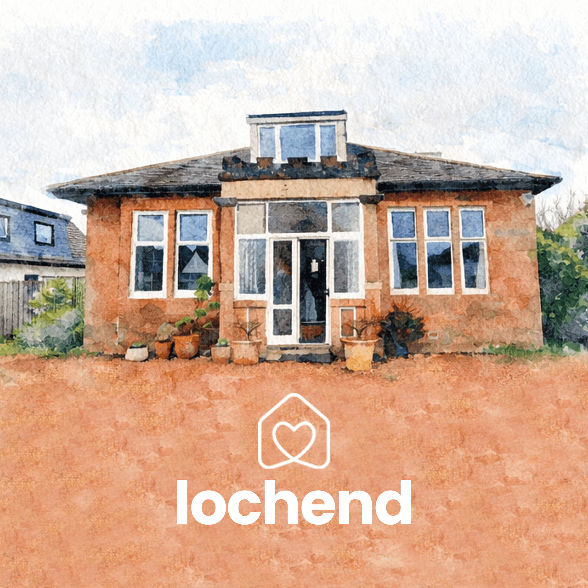 modern house with big windows