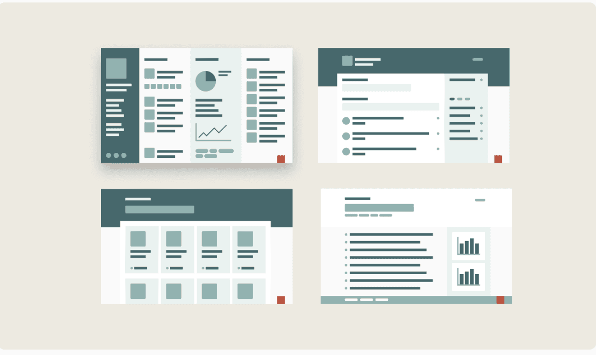 Reusable experience templates visual
