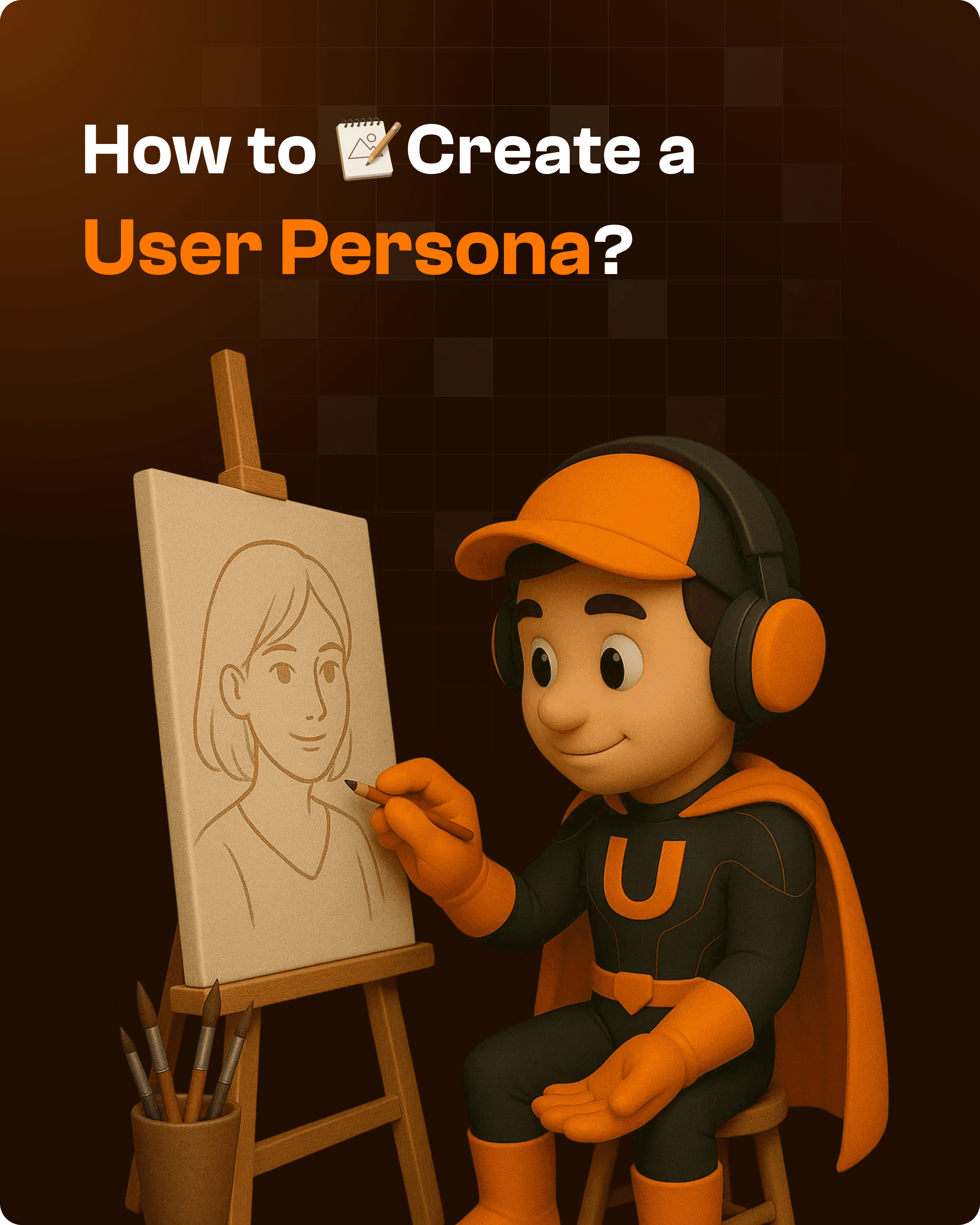 Upsldie Mascot drawing Persona