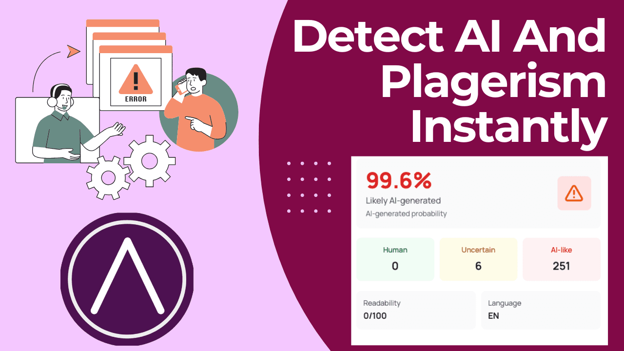AI & Plagiarism Checker for Academic Writing