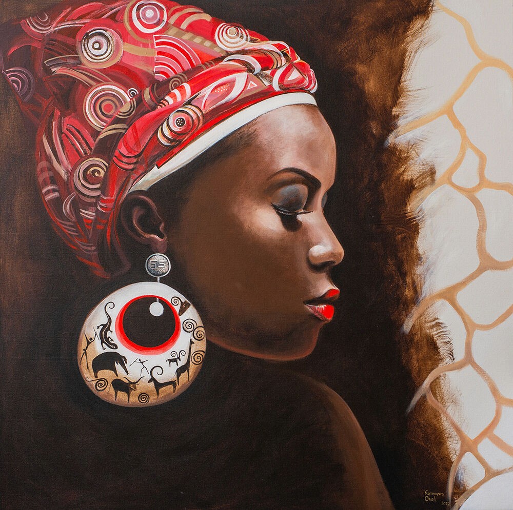 African woman portrait