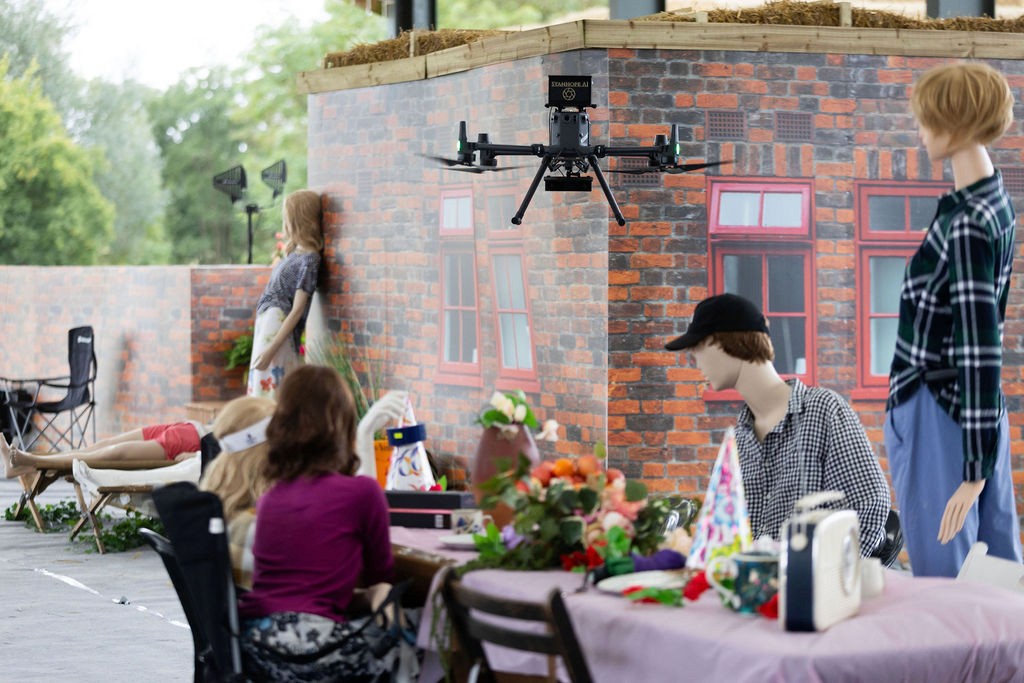 Stanhope AI signage in open-air venue