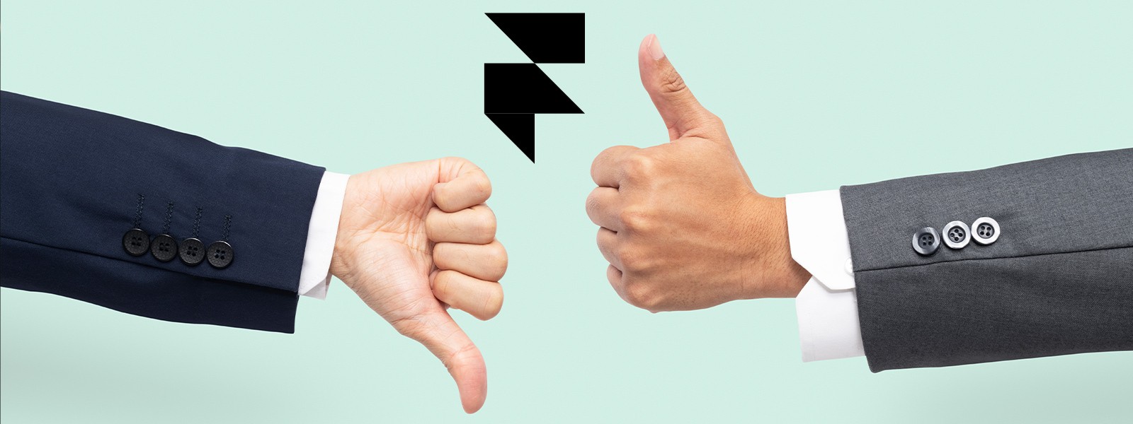 thumbs up and down image