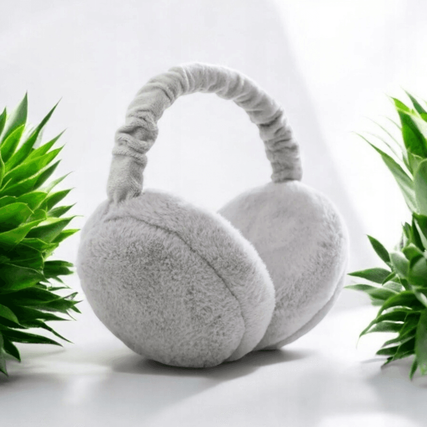 nauszniki zimowe szare