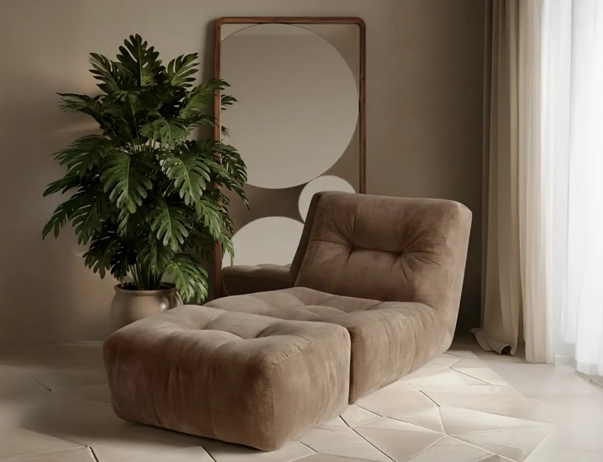 Contemporary Lugano dining room featuring modern luxury furniture by the Italian handmade luxury furniture brand Rivatelier.