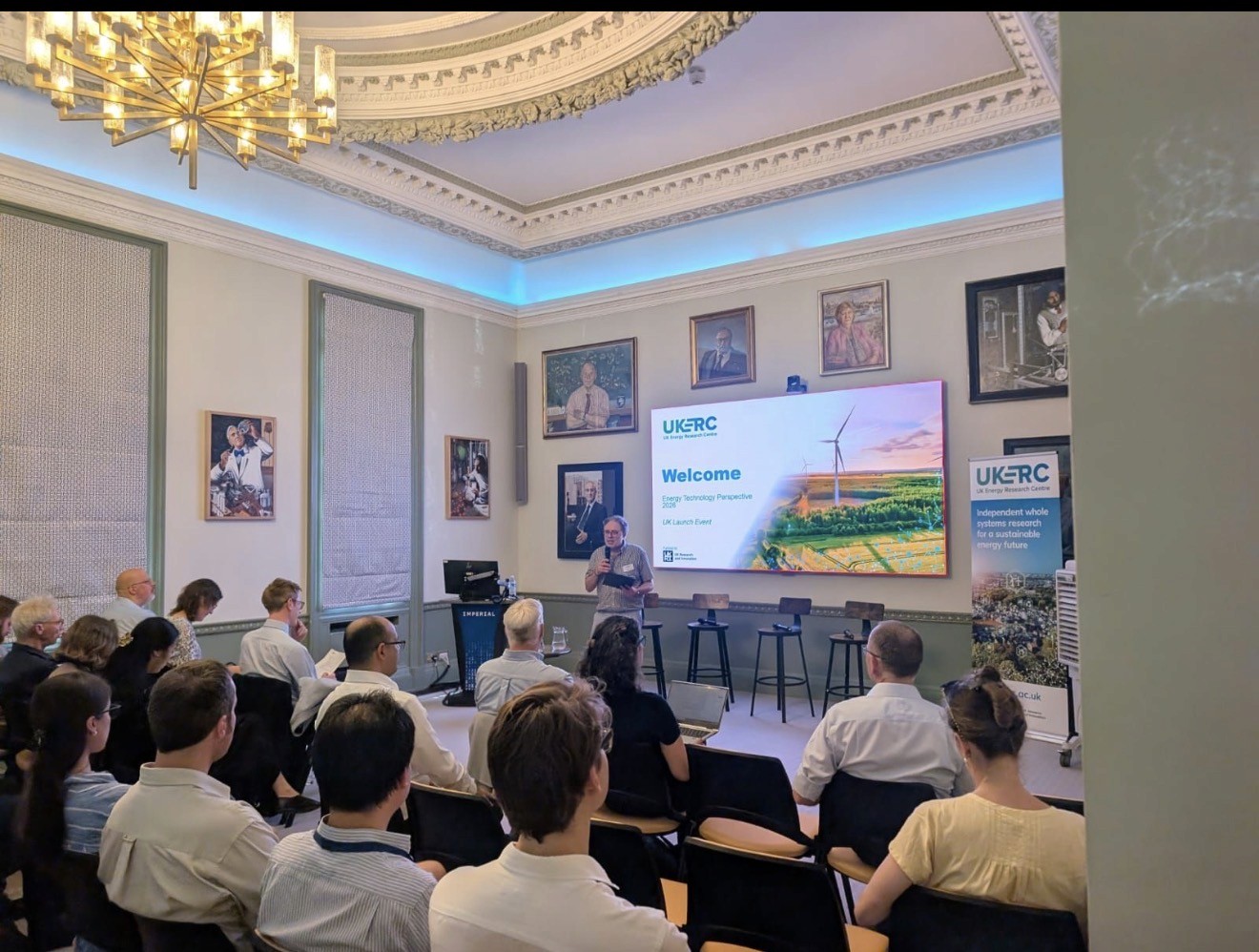 A UK energy research event.