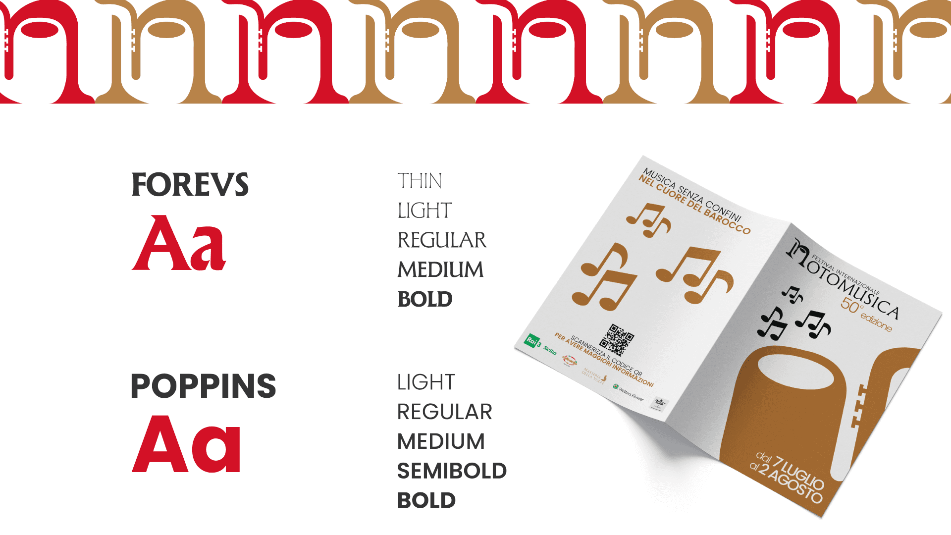 Notomusica jazz music festival branding mockups and fonts