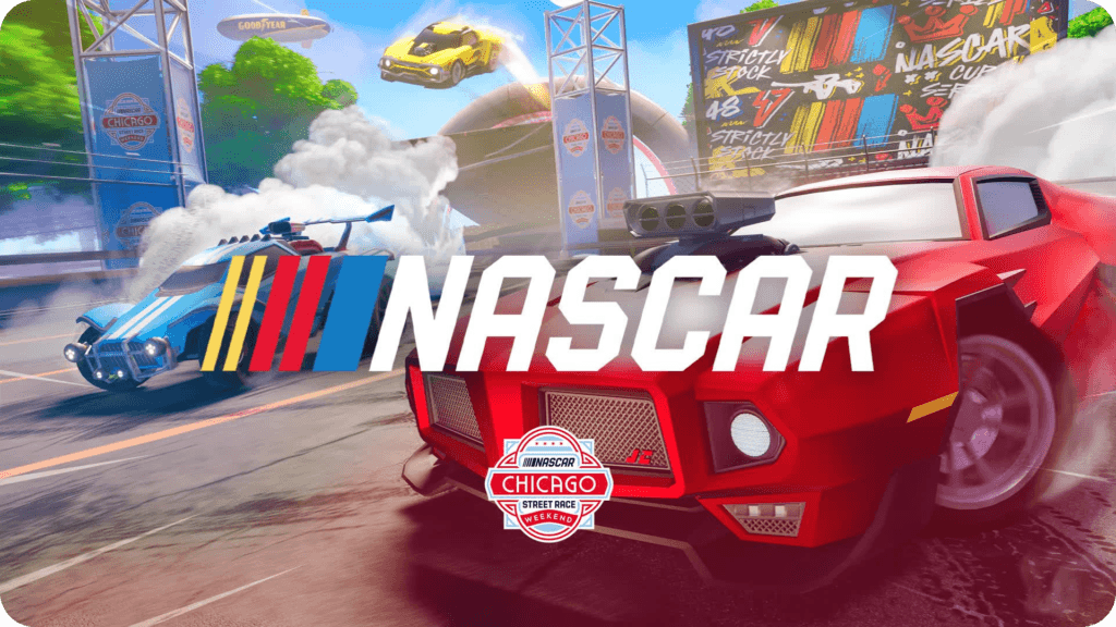 NASCAR on Roblox. 
