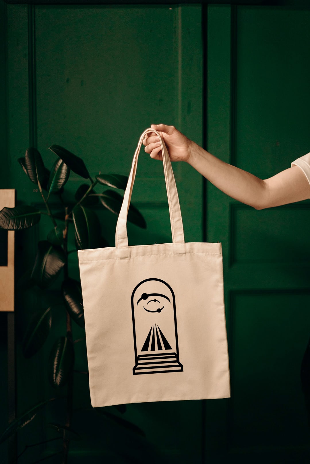Totebag imprimé - Motif abstrait - Portail vers l'univers