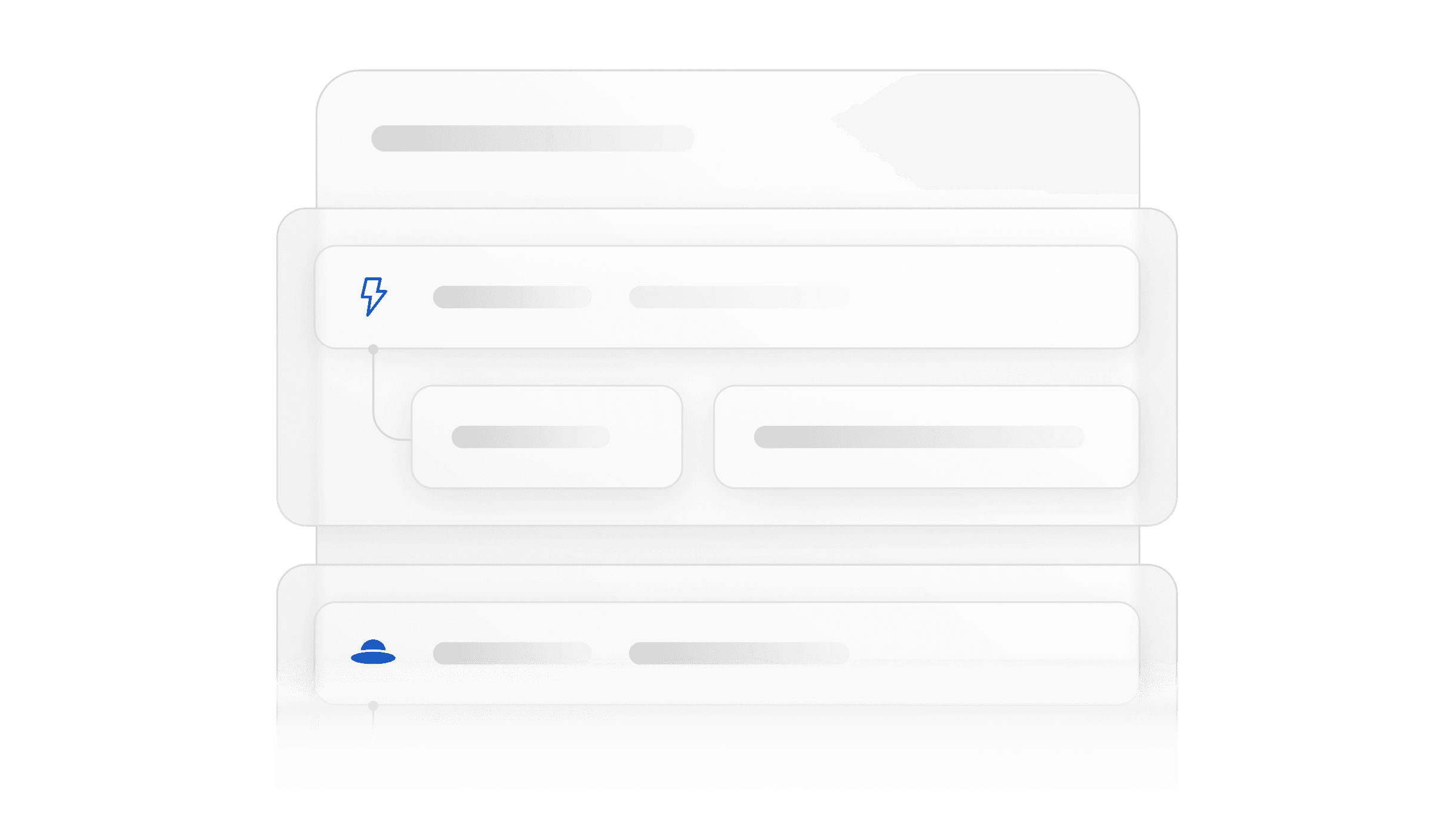 A render representing Planhat's flexible custom automation editor.