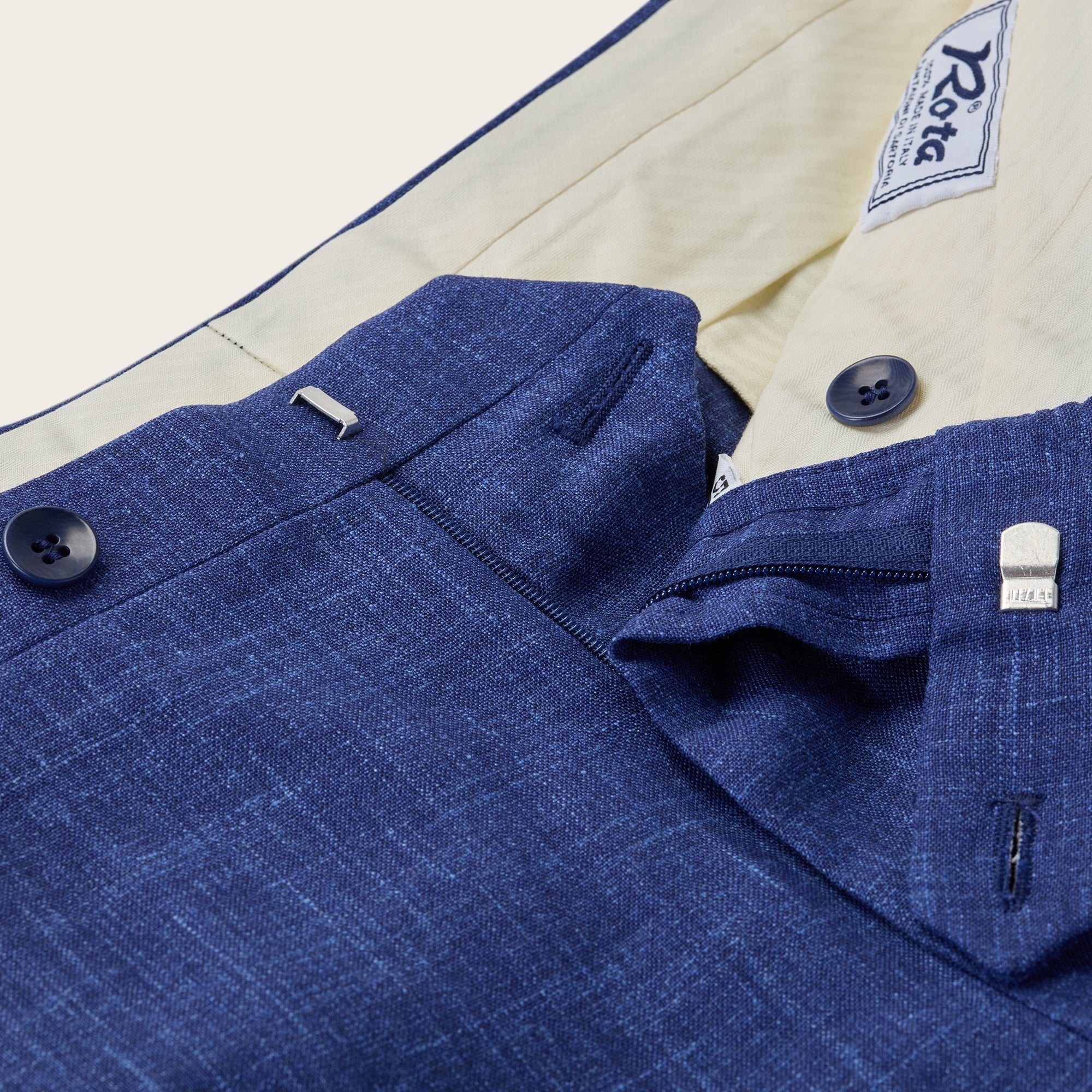 Rota Summertime Linen Trousers - Mandelli UK