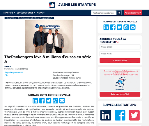 I like startups article