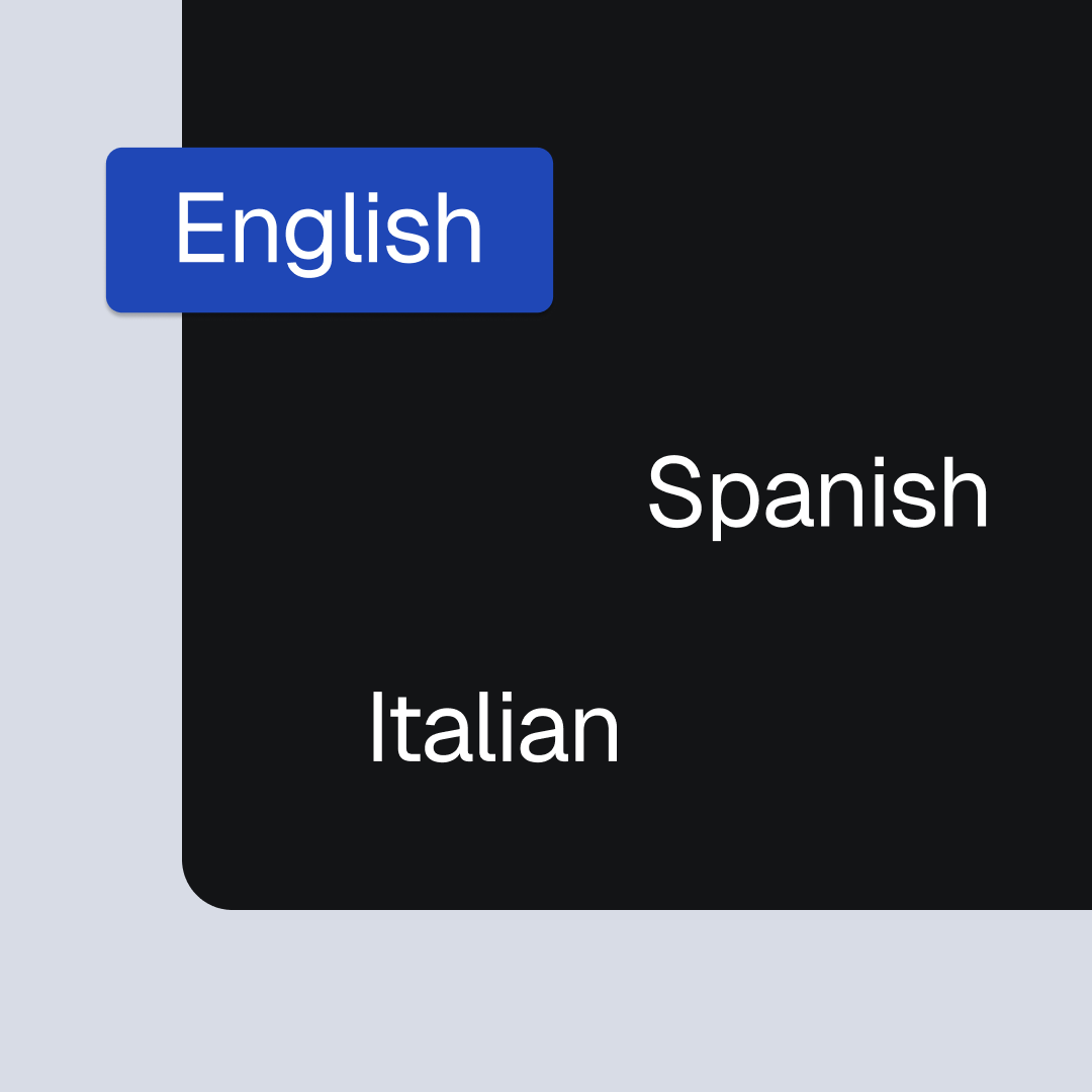 Languages: Set language for your song.