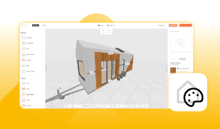 Exterior Accent in 3D Tiny House Designer