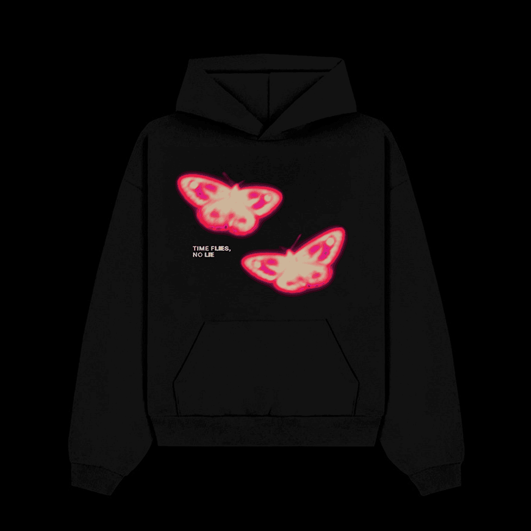 Butterflies streetwear hoodie.