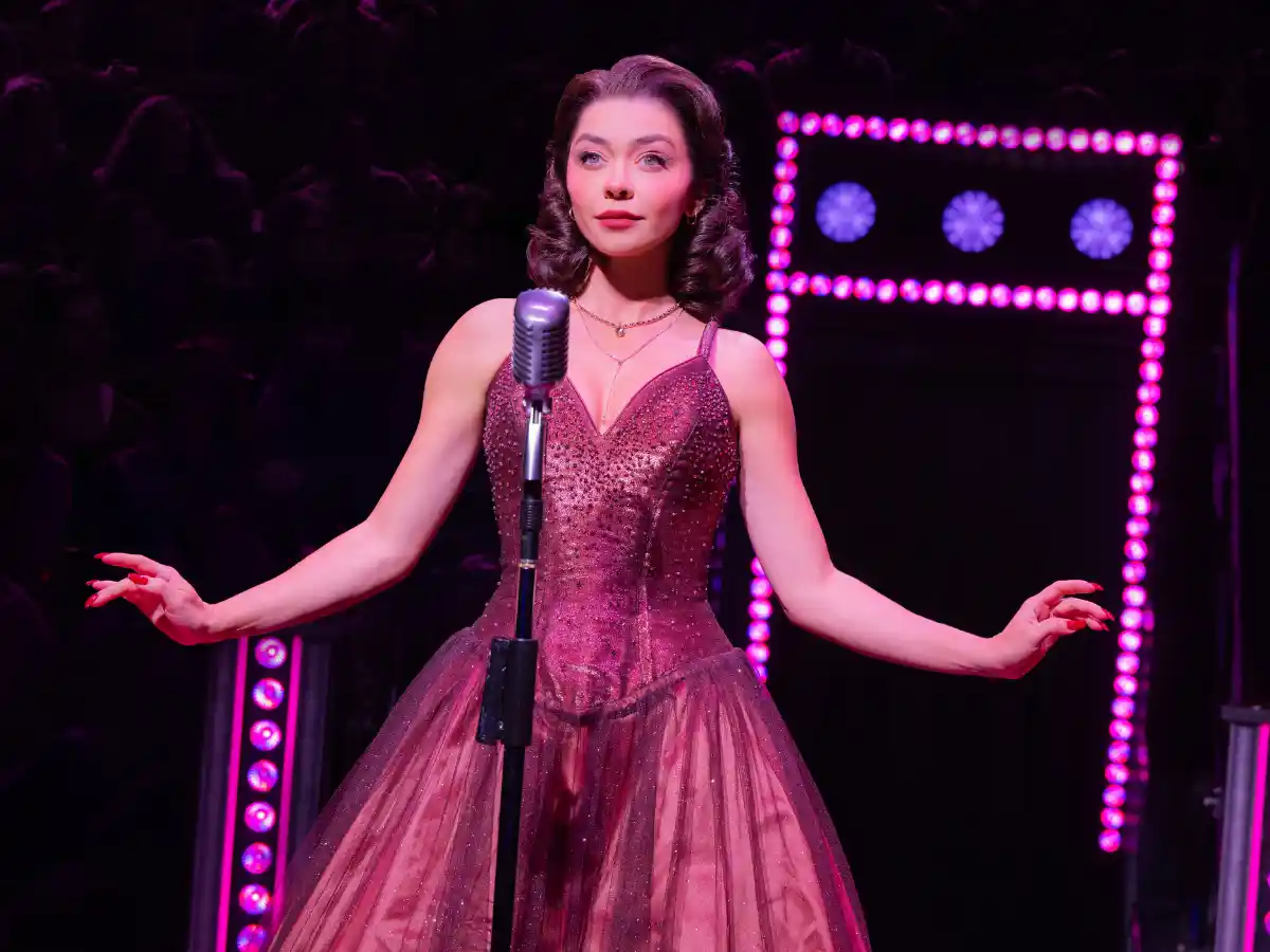 Scene from Just In Time on Broadway at the Circle In The Square Theatre