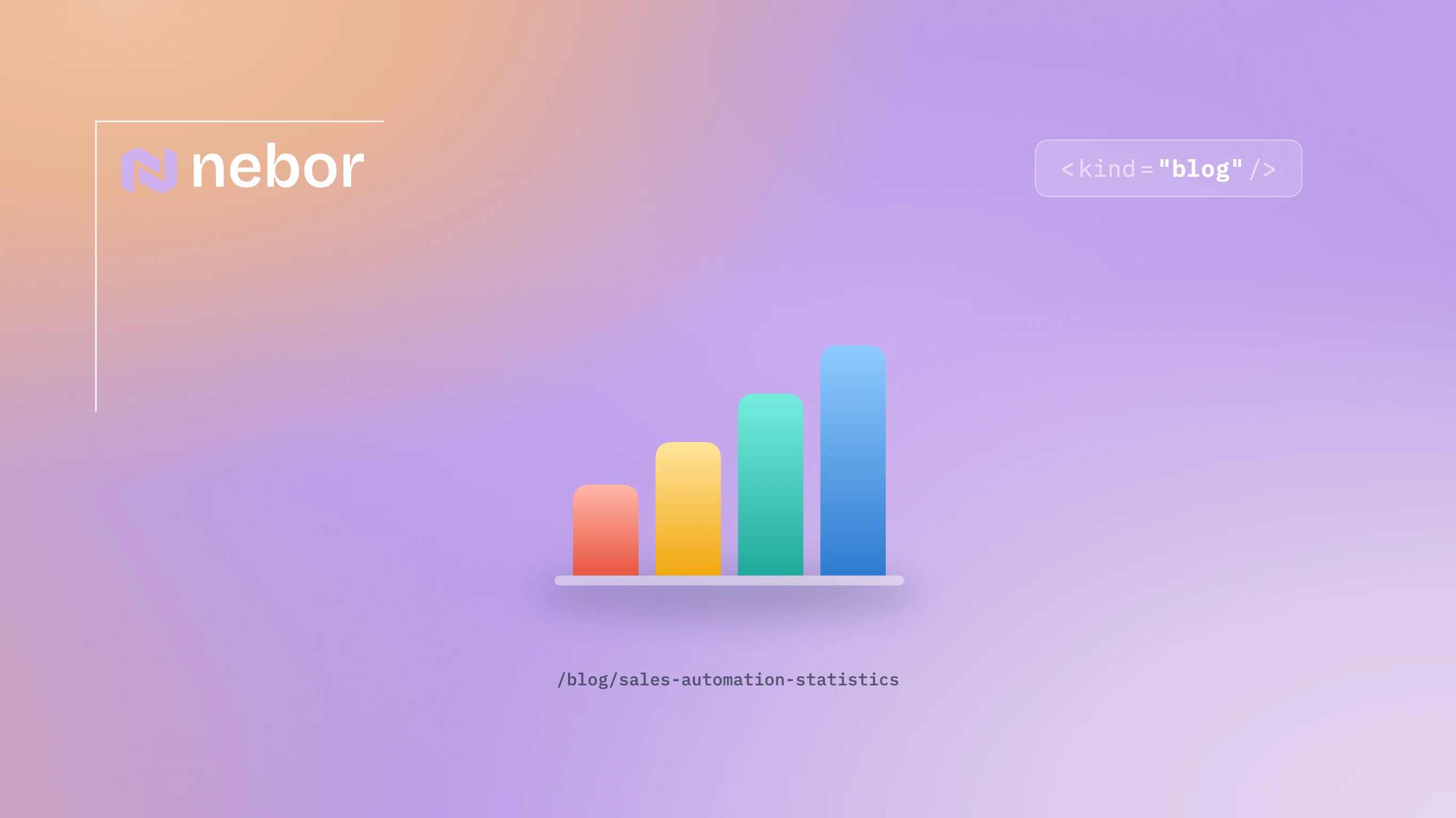3D chart of key sales automation statistics and benchmarks