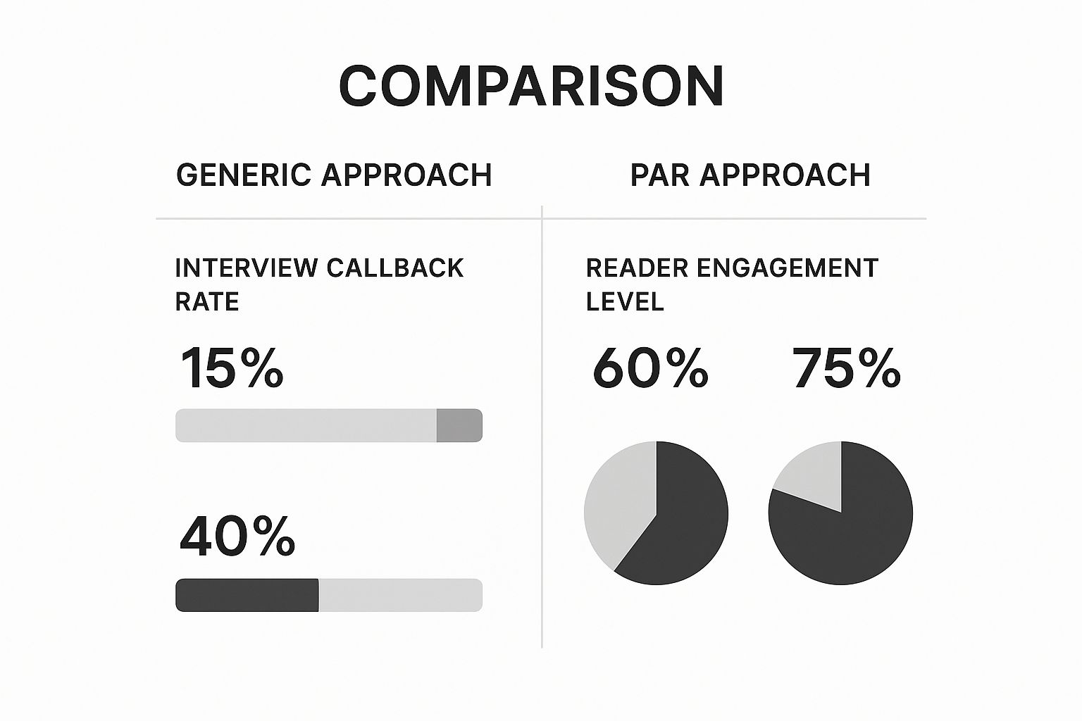 Infographic about how to write cover letter