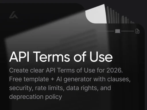 API Terms of Use