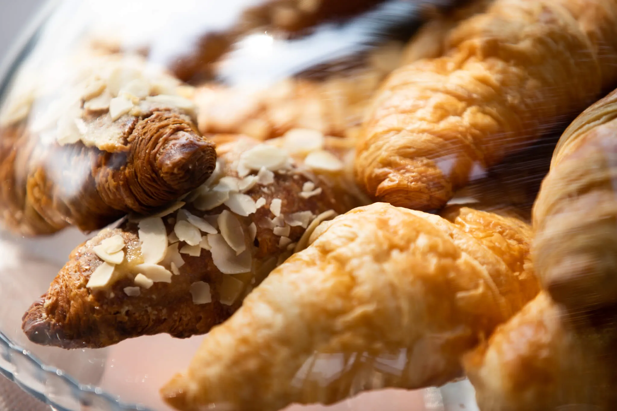Fresh-baked croissants at Jaali Kitchen, Casa Jaali
