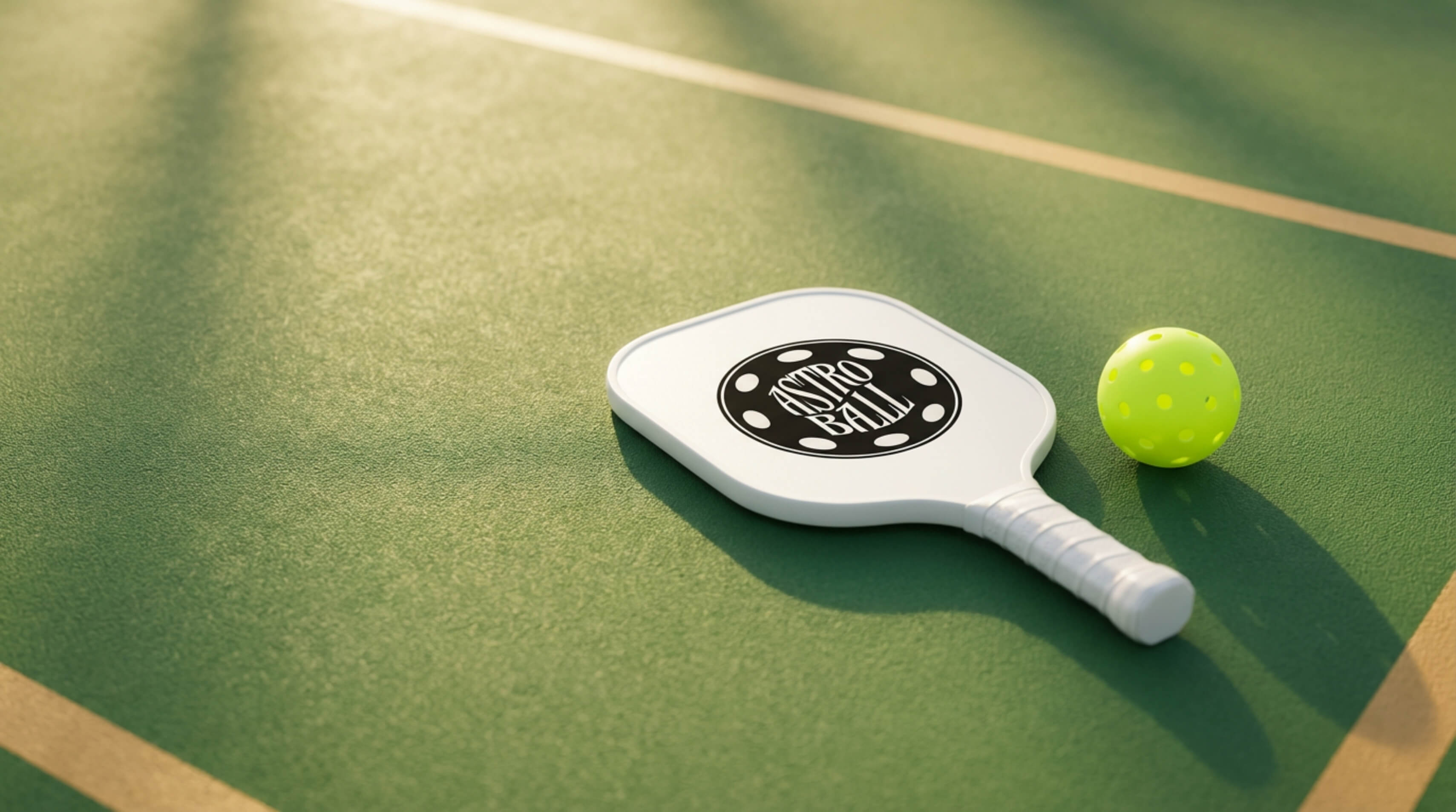 Ariel shot of the courts