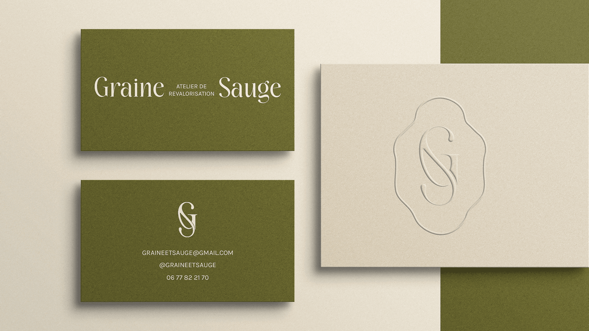 carte de visite Graine & Sauge