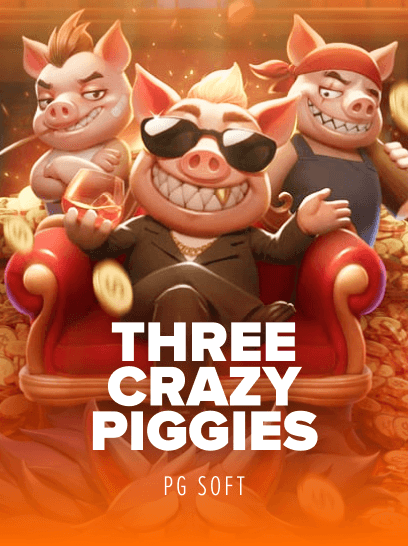 Three Crazy Piggies - cover