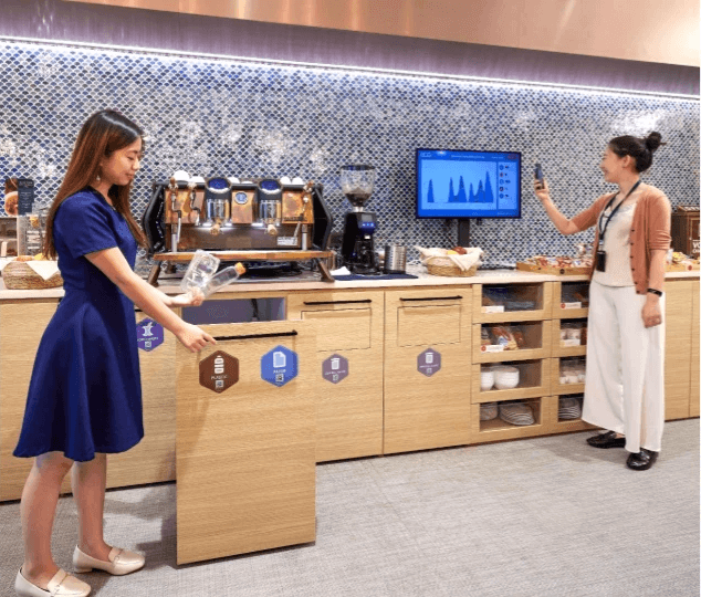 turned off laptop computer on top of brown wooden table