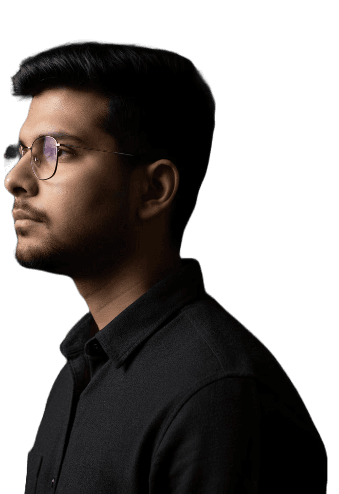 Portrait of Biswas Choudhury, brand and visual designer