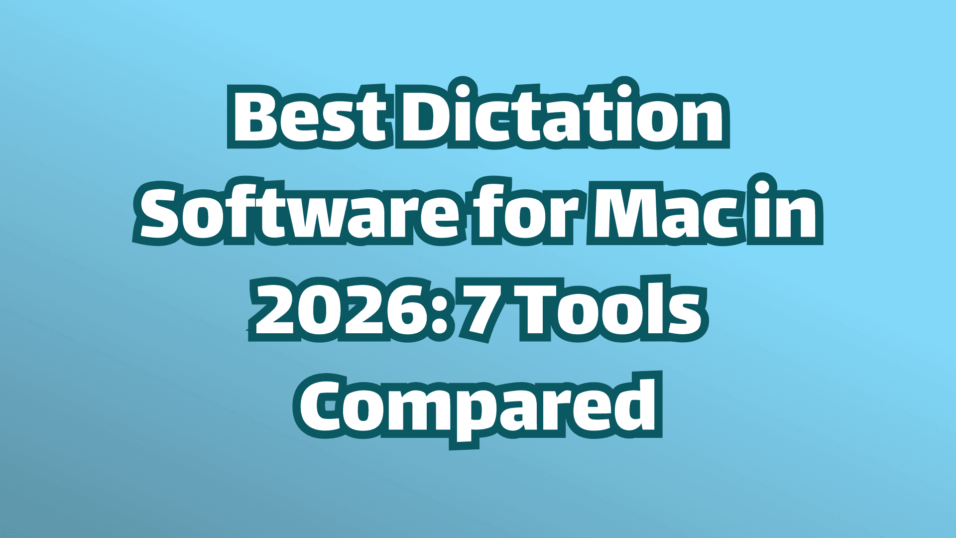 Titelbild: Die beste Spracherkennung für Mac in 2026: 7 Tools im Vergleich