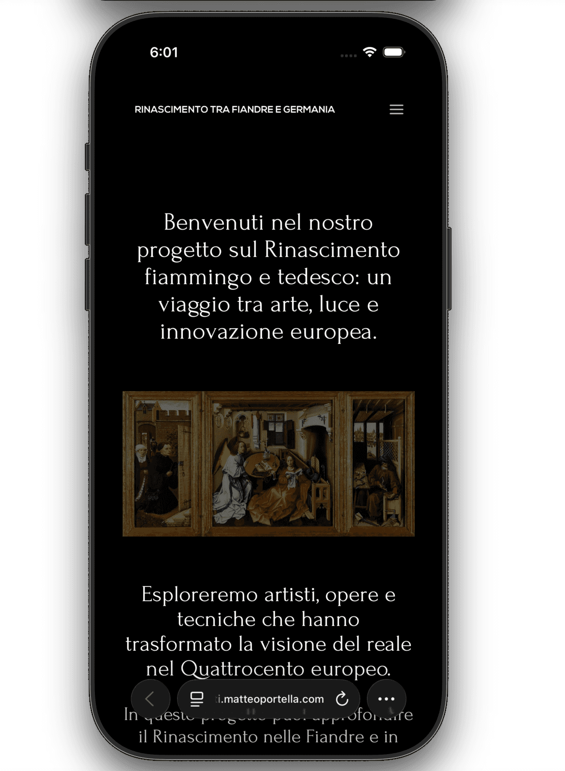 Website overview