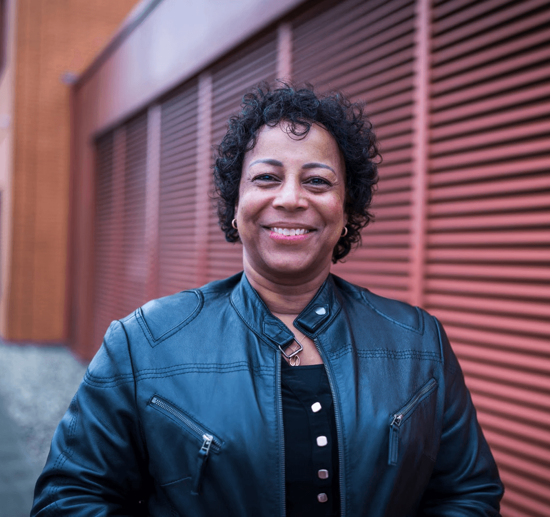 Portrait of portfolio creator – front view