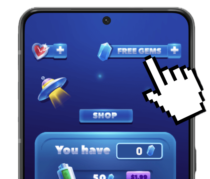 Example of Offerwall link in product