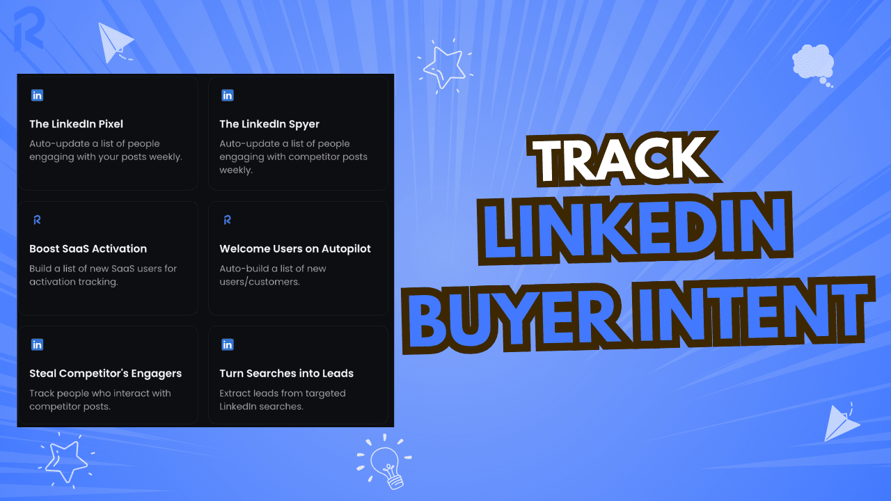 Track LinkedIn buyer intent instantly with ReactIn