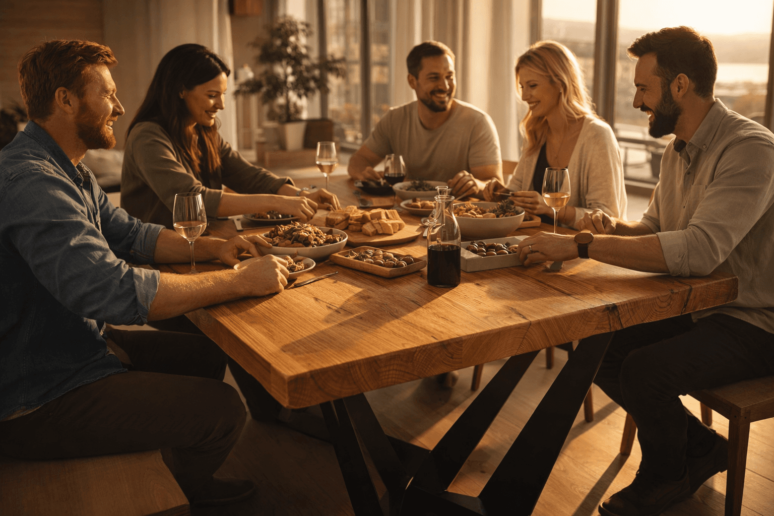 VEKRO stół drewniany Flow hero