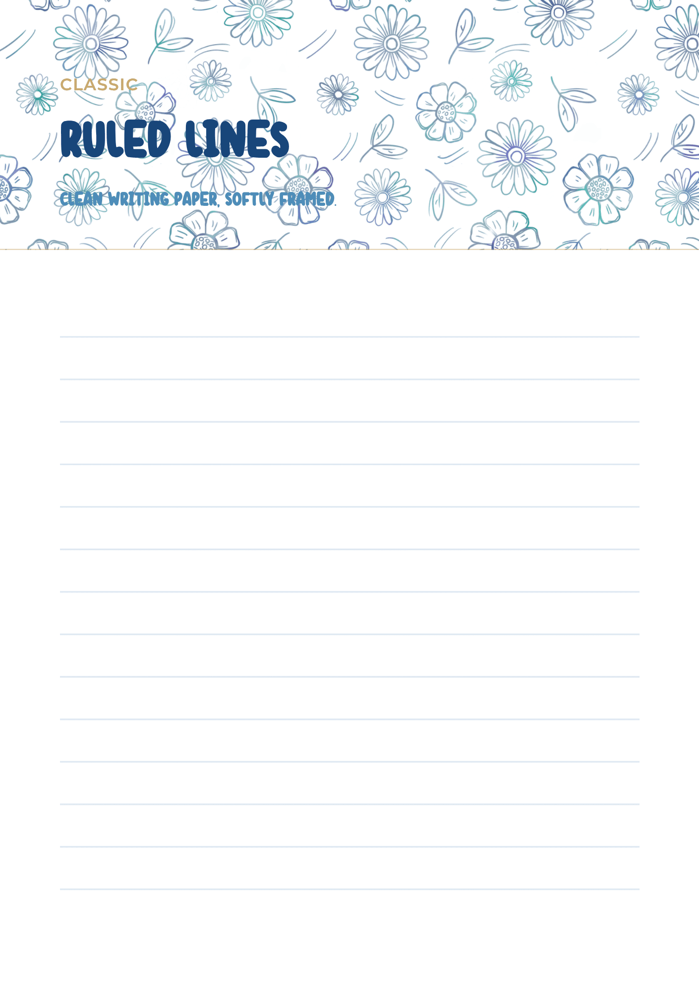 Ruled Lines - Signature Vellum Collection