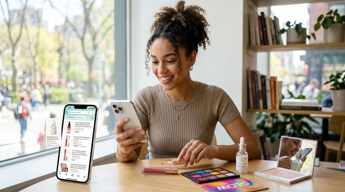 Amazon advertising for beauty brands targeting Gen Z shoppers