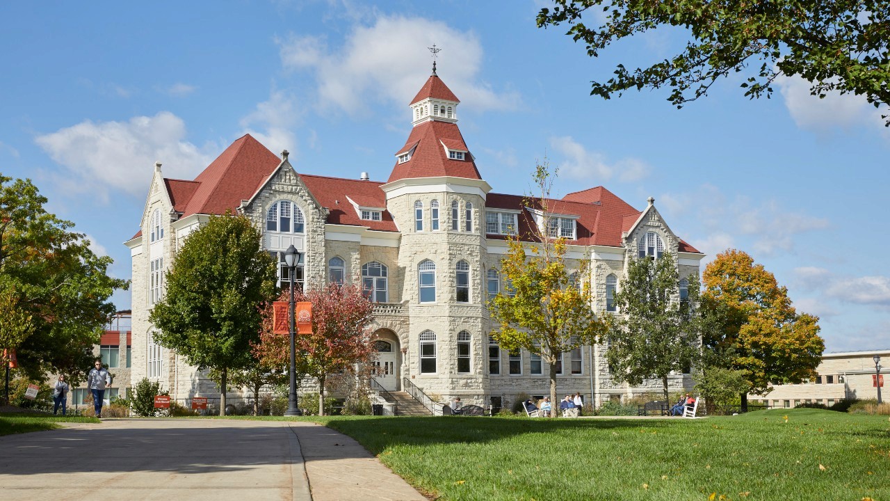 white university during daytime