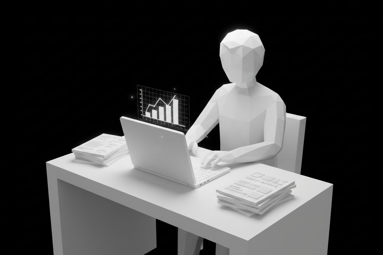 A marketer reviewing search performance
